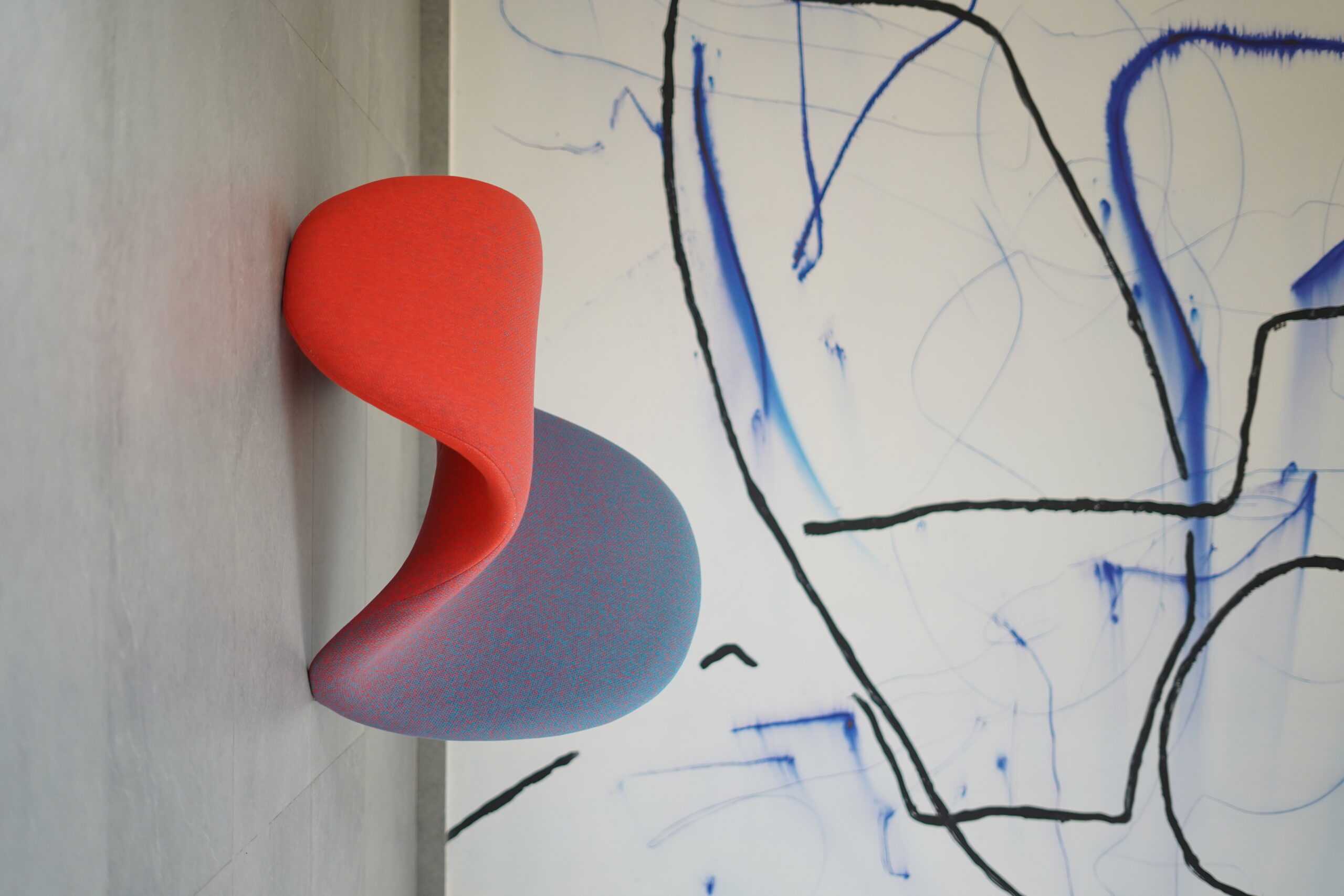 Chaise Langue – Pierre Paulin - vue 6